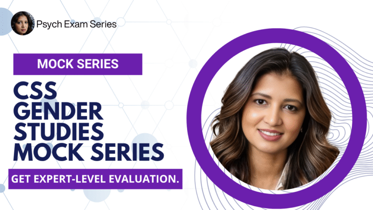 Gender Studies Mock Series