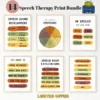 14 Boho Speech Therapy Posters • SLP Room Decor • Speech Language Pathologist Gift • Counseling Office Wall Art • School Therapy Decor
