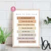 Ways to Stay Calm | Mindfulness & CBT-Inspired Printable Poster