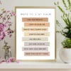 Ways to Stay Calm | Mindfulness & CBT-Inspired Printable Poster